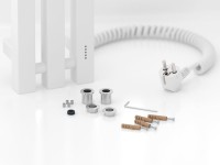 Полотенцесушитель электрический Сунержа Вердикт 4.0 30-0851-1210 120x15 см, подключение справа, скрытое подключение справа, матовый белый, I-образный