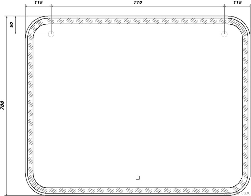 Мебель для ванной комнаты SanStar Riana 100 подвесная, cappuccino, раковина Фостер 100