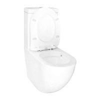 Унитаз-компакт напольный AZARIO Renda AZ-8693 глянцевый белый