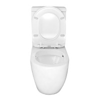 Унитаз-компакт напольный AZARIO Renda AZ-8693 глянцевый белый