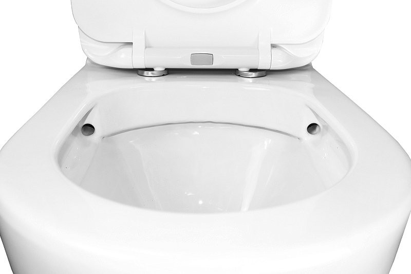 Унитаз-компакт напольный AZARIO Renda AZ-8693 глянцевый белый