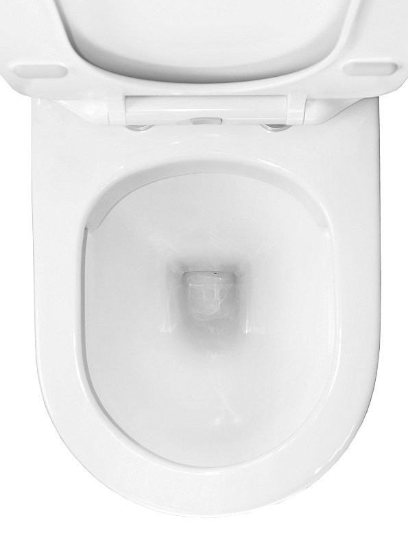 Унитаз-компакт напольный AZARIO Renda AZ-8693 глянцевый белый