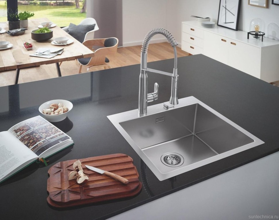 Мойка кухонная Grohe K800 31583SD1 нержавеющая сталь
