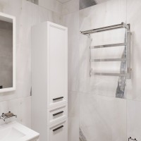 Полотенцесушитель электрический EWRIKA Пенелопа КВ7 60х50 с полкой, хром