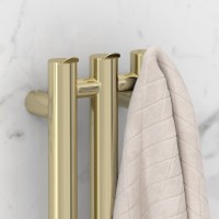 Полотенцесушитель электрический Сунержа Терция 4.0 020-0884-1206 120x15 см, подключение слева, скрытое подключение слева, шампань, I-образный