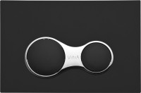 Система инсталляции для унитазов VitrA V-Fix Core 738-5800-01 с кнопкой смыва Root Square 740-0411 черной