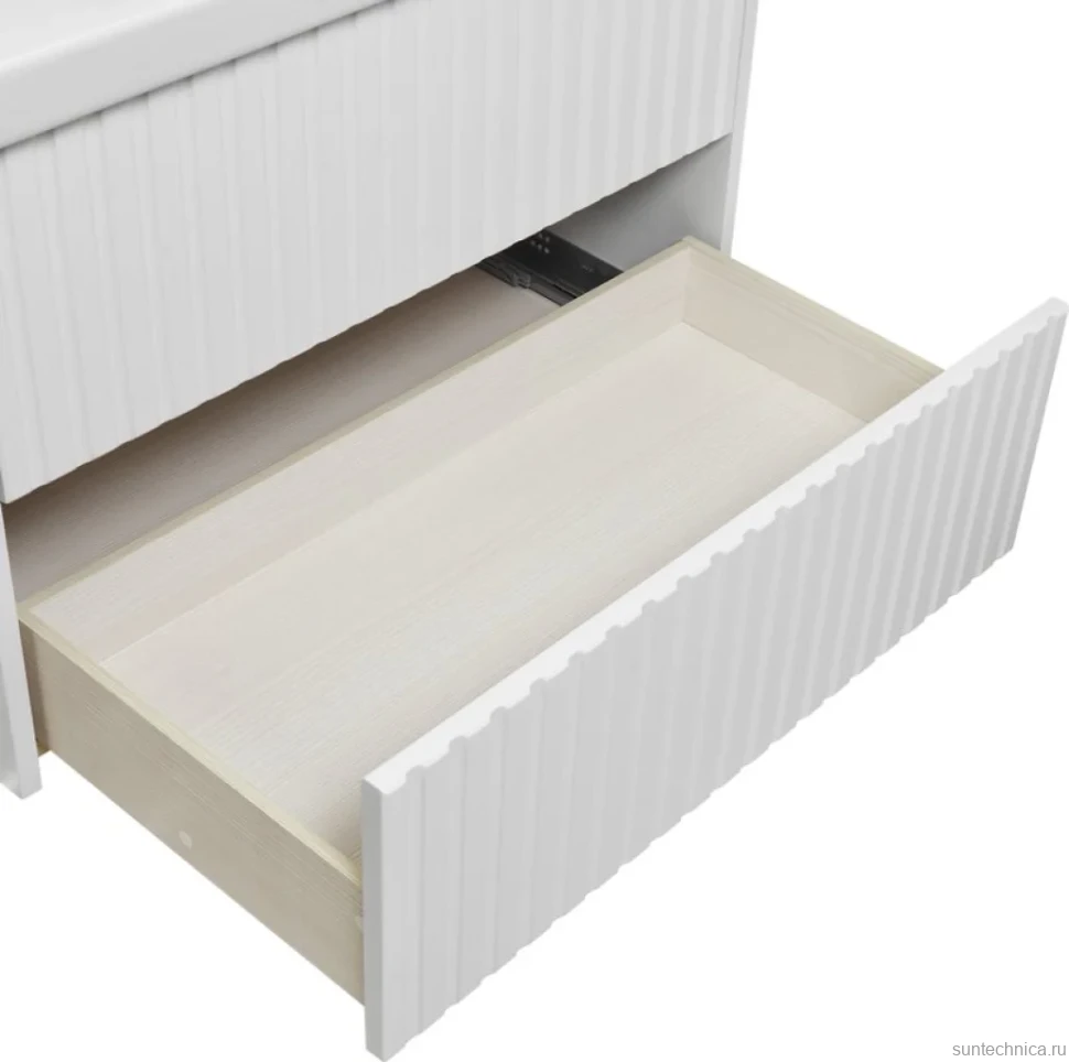 Тумба с раковиной ASB-Woodline Риола 80 слоновая кость