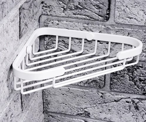 Полка Wasserkraft K-733white угловая