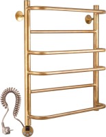 Полотенцесушитель электрический Secado Верона 1 75x55 см, подключение слева, бронза, лесенка, латунь