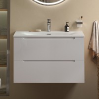 Тумба с раковиной BelBagno Etna 90 bianco opaco, раковина BB-8099-90