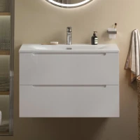 Тумба с раковиной BelBagno Etna 90 bianco opaco, раковина BB-8099-90