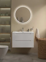 Тумба с раковиной BelBagno Etna 90 bianco opaco, раковина BB-8099-90