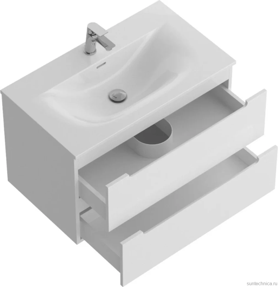 Тумба с раковиной BelBagno Etna 90 bianco opaco, раковина BB-8099-90