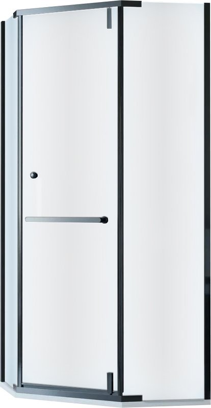 Душевой уголок RGW Hotel HO-081 100x100x195 см, профиль черный, стекло матовое