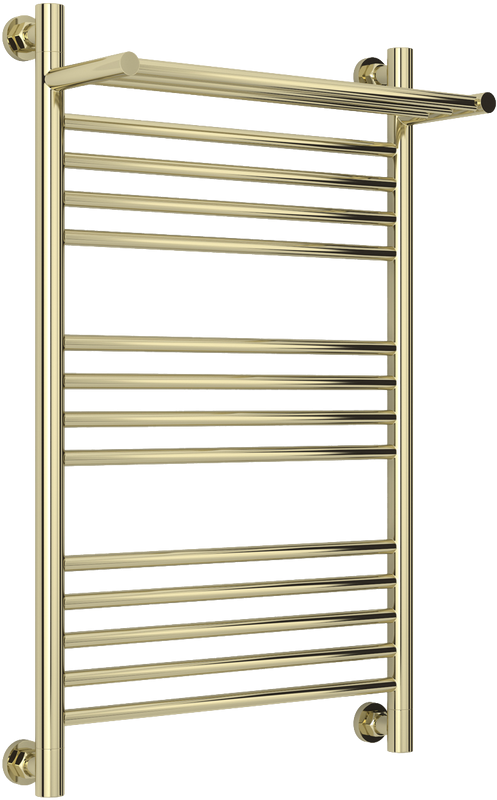 Полотенцесушитель водяной Сунержа Богема 1П + 80x50, шампань, с полкой