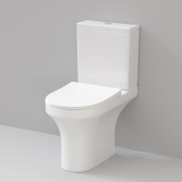 Унитаз-компакт напольный Damixa Skyline DX35C8600SC безободковый, с микролифтом