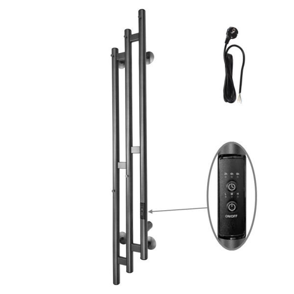 Полотенцесушитель электрический Altasan Бриз 120х17 графит