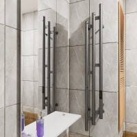 Полотенцесушитель электрический Altasan Бриз 120х17 графит
