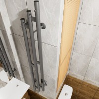 Полотенцесушитель электрический Altasan Бриз 120х17 графит
