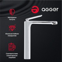 Смеситель для раковины Agger Beauty Beauty A2612100