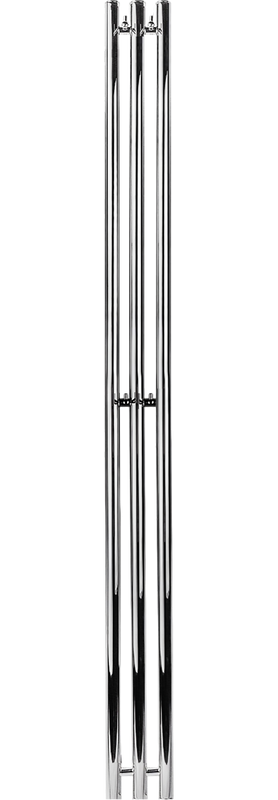 Полотенцесушитель электрический Secado Бергамо 3К 1800х140 180x15 см, подключение слева, хром, I-образный