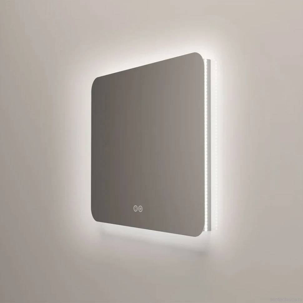 Зеркало Vincea VLM-3BE7007-2 70x70, с подсветкой и антизапотевателем