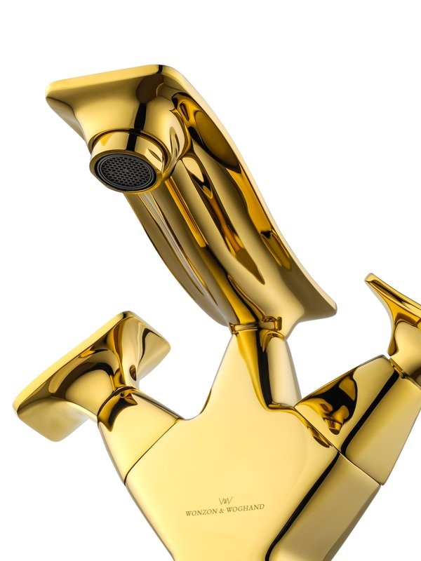 Смеситель для раковины Wonzon & Woghand Shakespeare WW-651101-DG темное золото