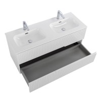 Мебель для ванной комнаты Cezares Duet 120 bianco lucido, раковина Cezares CZR-8073-120-2