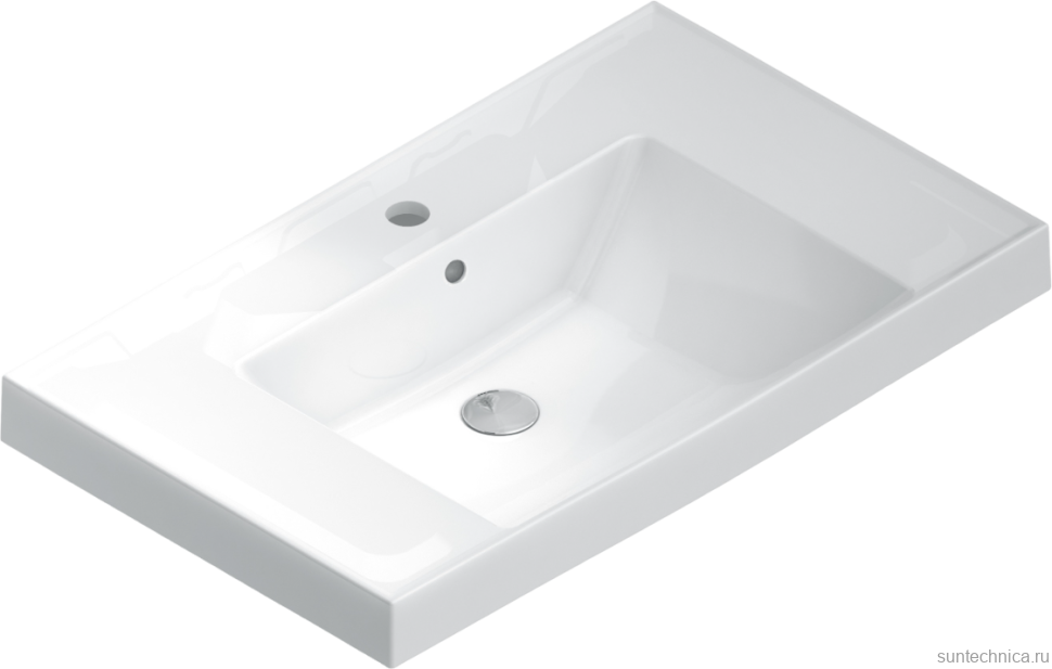 Тумба с раковиной KERAMA MARAZZI Cubo 80 подвесная, мальва матовая