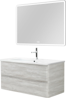 Тумба под раковину BelBagno Albano-Cer 105 подвесная, rovere vintage bianco
