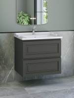 Тумба с раковиной Caprigo Wales 70 графит