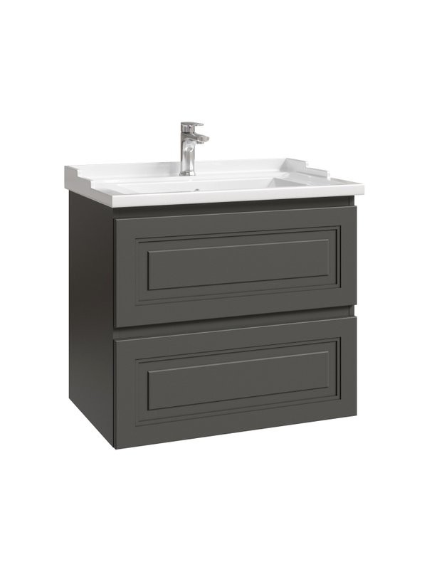 Тумба с раковиной Caprigo Wales 70 графит