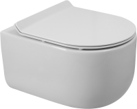 Унитаз подвесной BelBagno Soft BB084CH-TOR безободковый, крышка BB2111SC с микролифтом