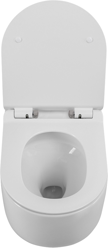 Унитаз подвесной BelBagno Soft BB084CH-TOR безободковый, крышка BB2111SC с микролифтом