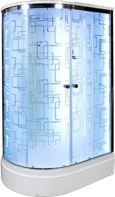Душевая кабина DTO EM 2712RLED+GM