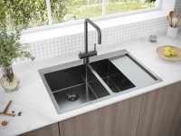 Смеситель для кухни Paulmark Wetter We213030-GM вороненая сталь