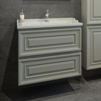 Тумба с раковиной Caprigo Ponza 70 серая Тумба с раковиной Caprigo Ponza 70 серая