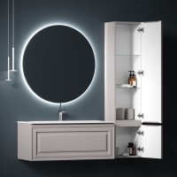 Шкаф пенал для ванной Sancos Very 35 R doha soft