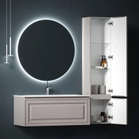 Шкаф пенал для ванной Sancos Very 35 R doha soft