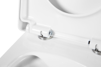 Унитаз подвесной BelBagno Amanda BB051CHR безободковый, крышка BB865SC с микролифтом