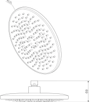 Верхний душ AM.PM Gem F0590000 Верхний душ AM.PM Gem F0590000