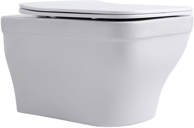 Унитаз подвесной Aquanet Elegant 280960 безободковый, с микролифтом, белый