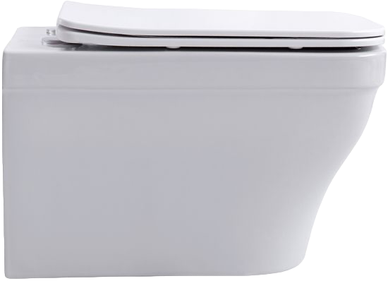 Унитаз подвесной Aquanet Elegant 280960 безободковый, с микролифтом, белый
