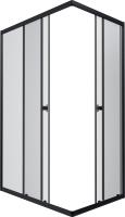 Душевой уголок Triton Вента Блэк Щ0000054478 120х80