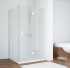 Душевой уголок Vegas Glass AFA-F 100*90 01 01 R профиль белый, стекло прозрачное