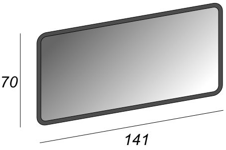 Мебель для ванной комнаты Cezares Stylus 140, grigio nuvola