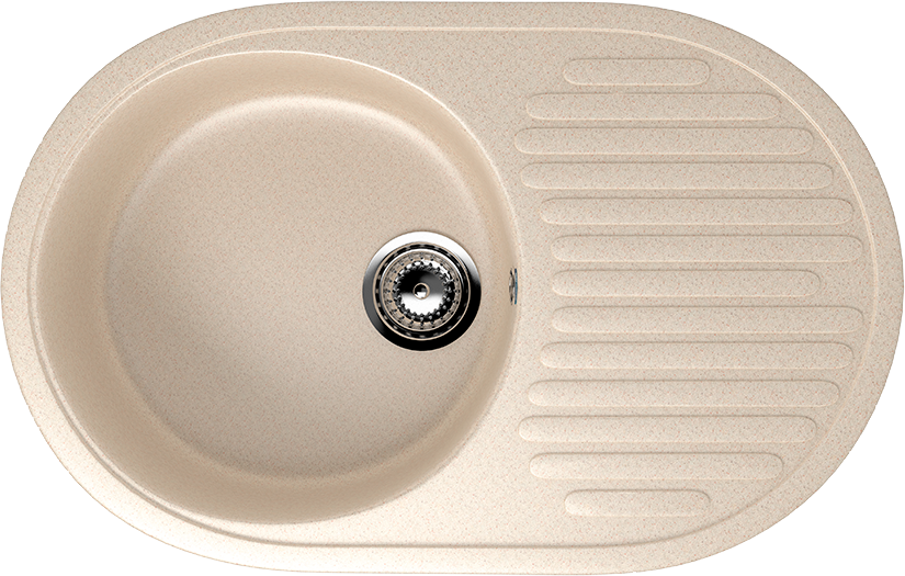 Мойка кухонная Ulgran U-107 -328 бежевая