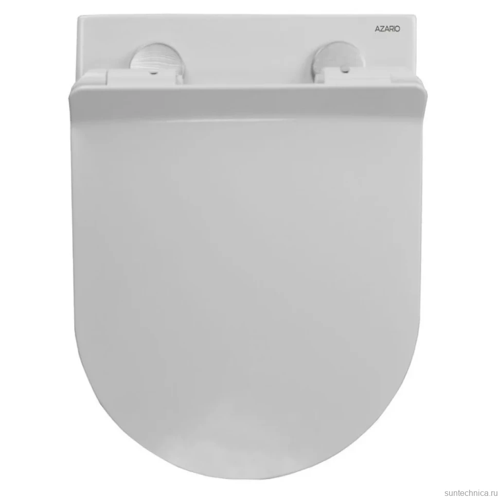 Унитаз подвесной Azario Grado 490х370х360 безободковый с быстросъемным сиденьем микролифт (AZ-0046 -N)
