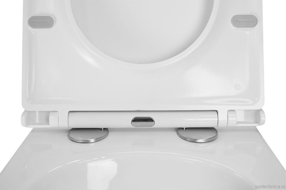 Унитаз подвесной Azario Grado 490х370х360 безободковый с быстросъемным сиденьем микролифт (AZ-0046 -N)