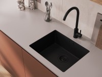 Смеситель для кухни Cersanit Комо (Como) 68243 матовый черный